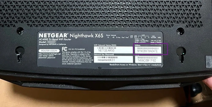 How do I recover my Netgear admin password